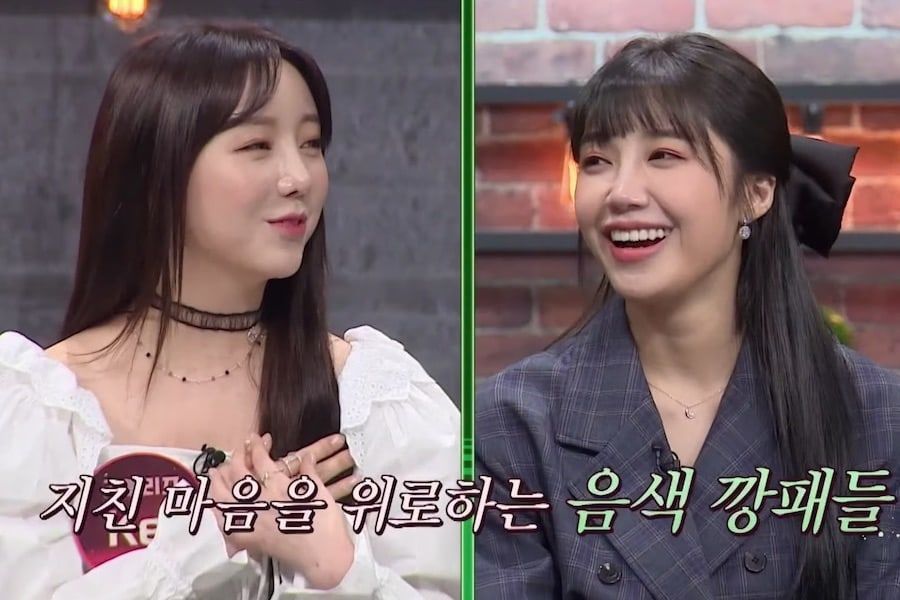 Kei de Lovelyz et Jung Eun Ji d'Apink chantent en duo après que Kei ait dit qu'elle était fan