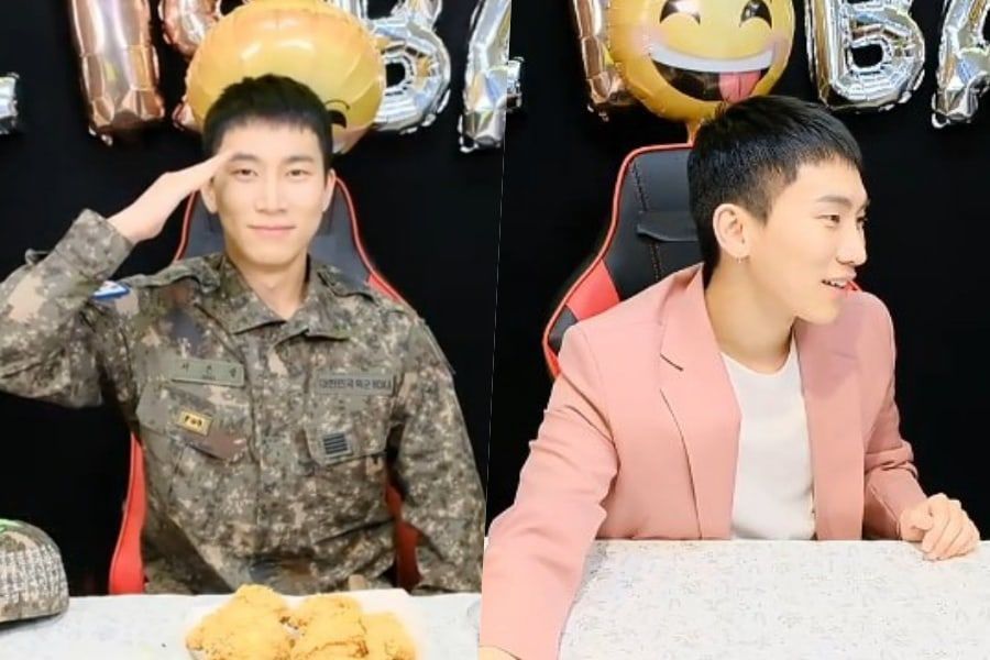 Eunkwang de BTOB célèbre le retour de l'armée avec des fans + confirme qu'il est à nouveau le leader