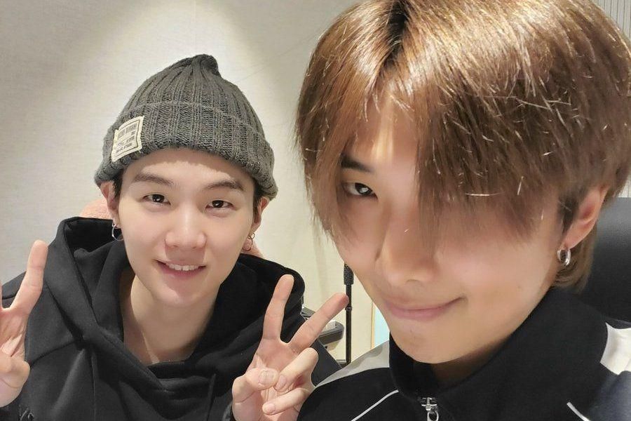 RM et Suga de BTS parlent de la prochaine collaboration de Suga avec IU, des plans de mixtape, etc.