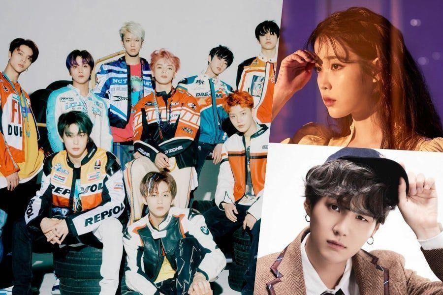 NCT 127 réalise une triple couronne sur les graphiques hebdomadaires de Gaon; Les IU + Suga de BTS conservent leur double couronne