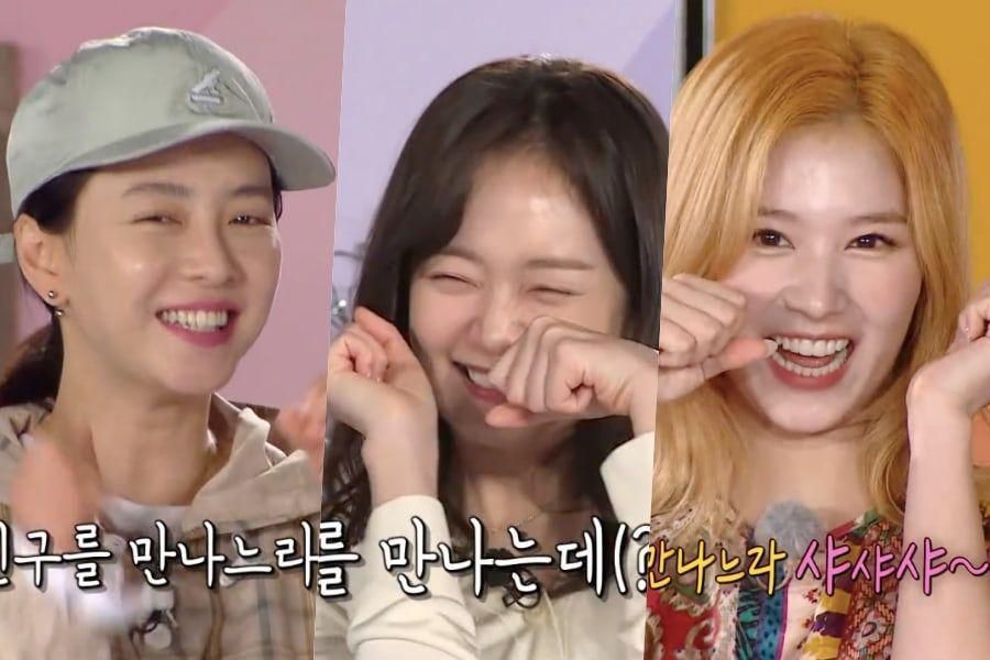 Song Ji Hyo + Jun So Min essayent l'aegyo légendaire de TWICE 