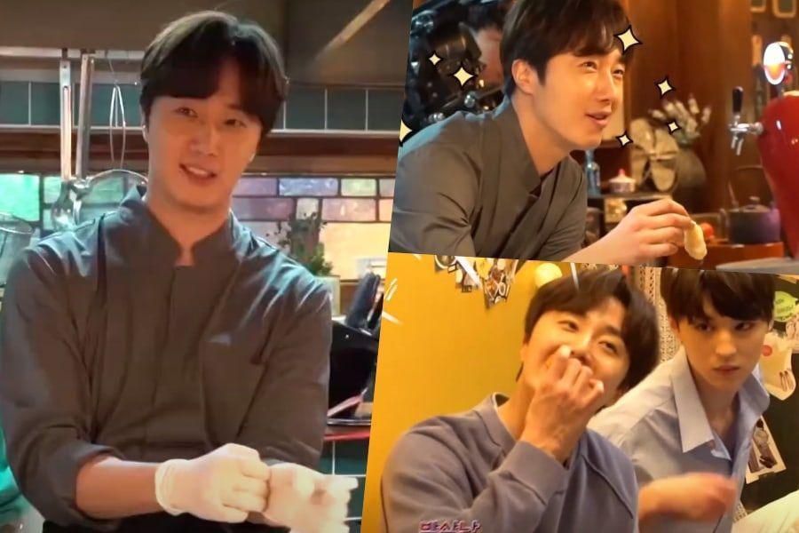 Jung Il Woo est un chef légèrement maladroit qui aime manger des collations sur le tournage de «Sweet Munchies»