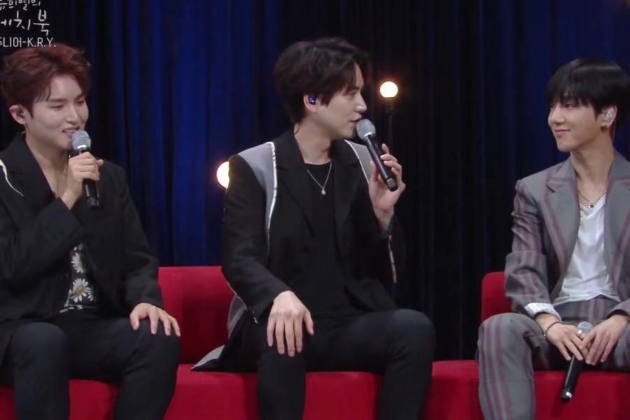 Super Junior-KRY chante les chansons solo de l'autre, parle de travailler en tant qu'unité et plus