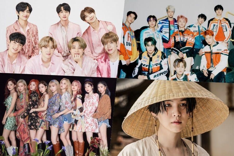 BTS, NCT 127, TWICE, Suga, WayV, et plus figurent en bonne place sur le tableau des albums mondiaux de Billboard