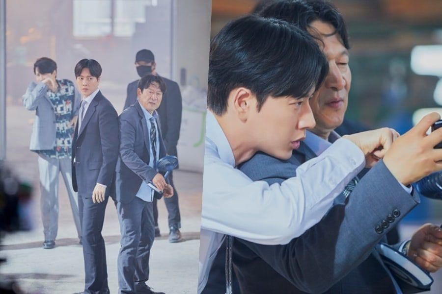 Park Hae Jin et Kim Eung Soo sont des professionnels malgré la chaleur de 