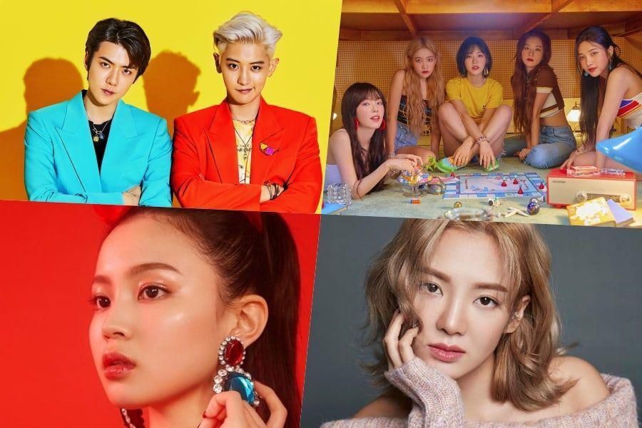 EXO-SC, Red Velvet, Hyoyeon de Girls 'Generation, Lee Hi et plus sont annoncés sur la liste des artistes 