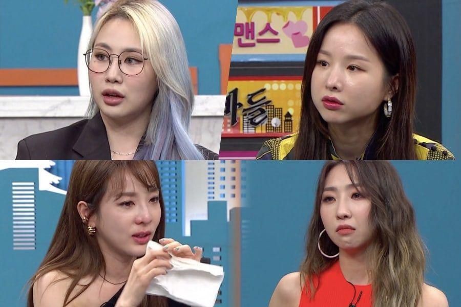 Minzy, Jamie et Solji d'EXID parlent de commentaires malveillants et plus encore + Sandara Park pleure le message que Minzy lui a donné