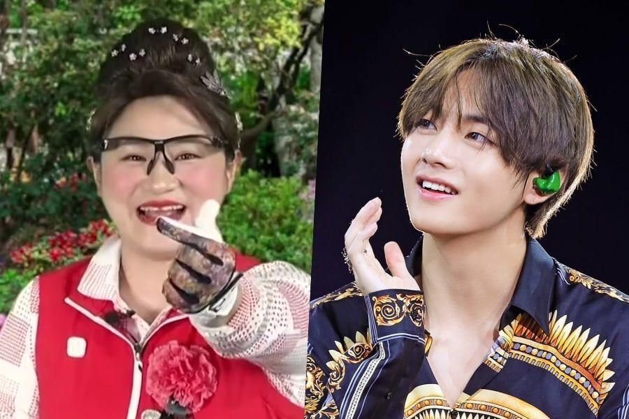 Kim Shin Young remercie le V de BTS pour l'augmentation des fans mondiaux + partage sa solution mignonne à la barrière de la langue