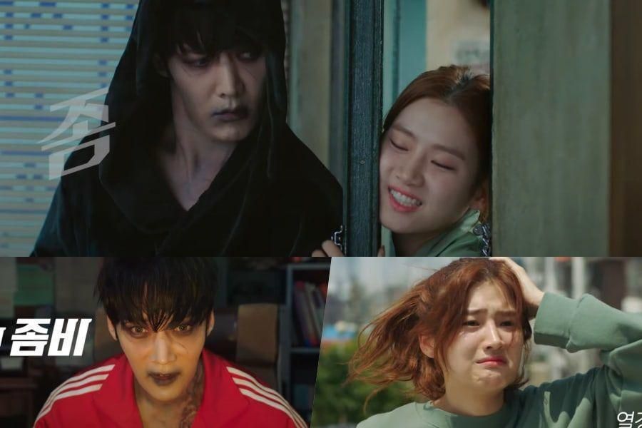 Choi Jin Hyuk et Park Ju Hyun ne sont pas ce qu'ils semblent dans les nouveaux teasers de drame zombie