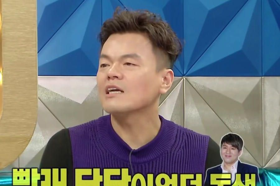 Park Jin Young parle de partager une chambre avec Bang Si Hyuk, le succès mondial de JYP, et plus