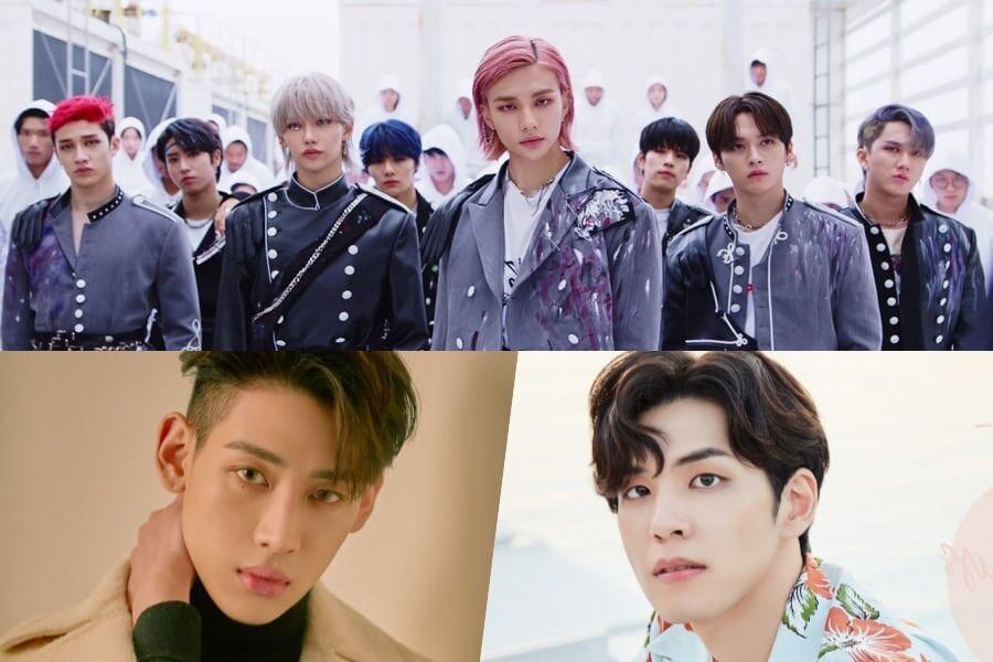 Les garçons errants sont surpris par BamBam de GOT7 et Wonpil de DAY6 pendant la diffusion en direct avant leur retour