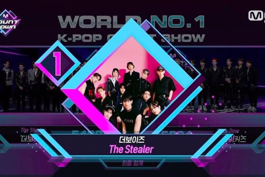 The Boyz remporte la quatrième victoire pour «The Stealer» sur «M Countdown» - Performances de Stray Kids, EVERGLOW, Weki Meki et plus