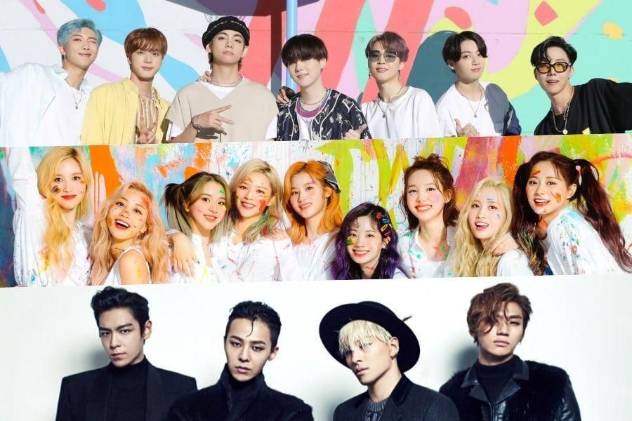 BTS, TWICE et BIGBANG obtiennent les certifications or et argent de RIAJ au Japon