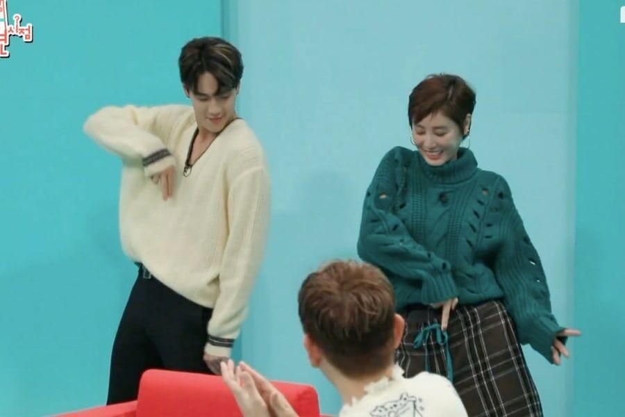 Shownu de MONSTA X danse sur «Fancy» de TWICE et «Gashina» de Sunmi avec Kim Sung Ryung