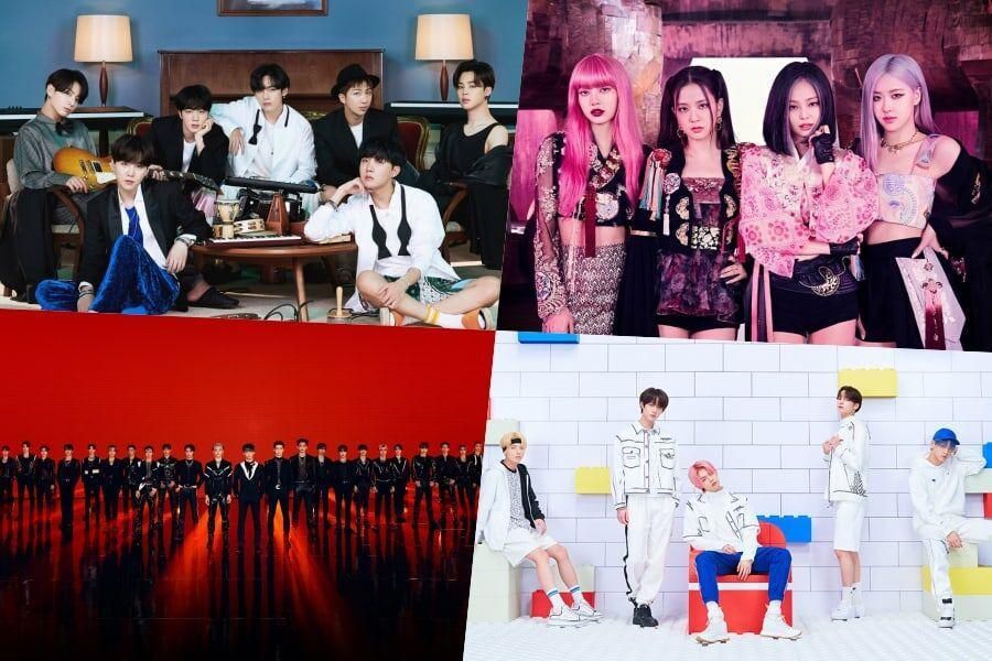 BTS, BLACKPINK, NCT, TXT, SuperM et bien d'autres occupent les premières places du palmarès des albums mondiaux de Billboard