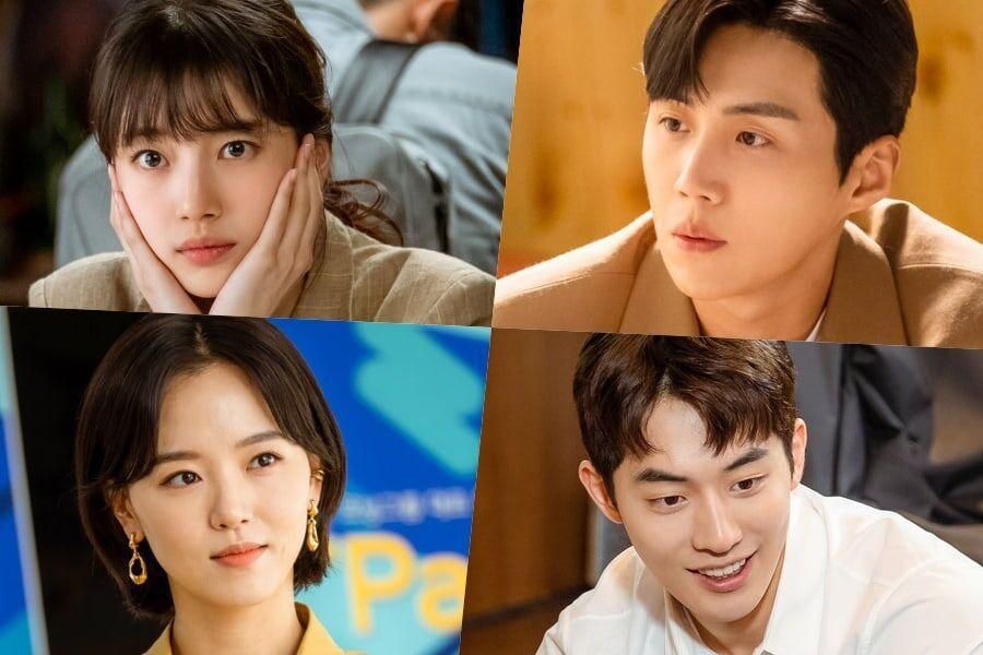 Suzy, Nam Joo Hyuk, Kim Seon Ho et Kang Han Na montrent leurs côtés travaillants et mignons dans «Start-up»