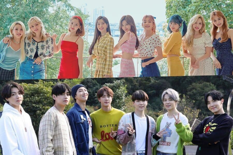 TWICE et BTS obtiennent de nouvelles certifications or au Japon