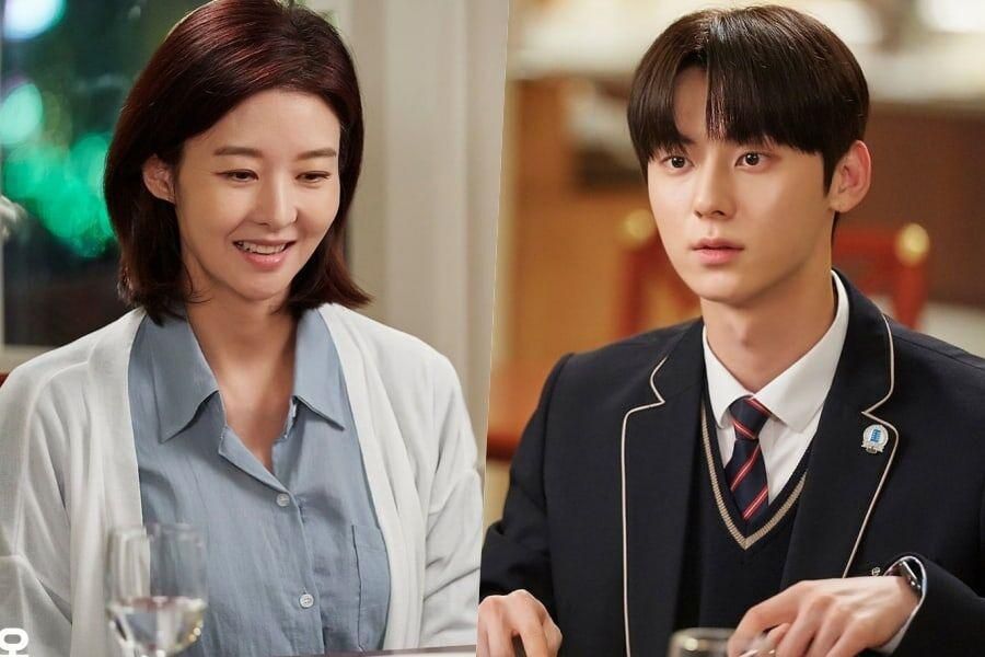 La chanson Sun Mi et Minhyun de NU'EST apprécient le dîner en tant que mère et fils sur «Live On»