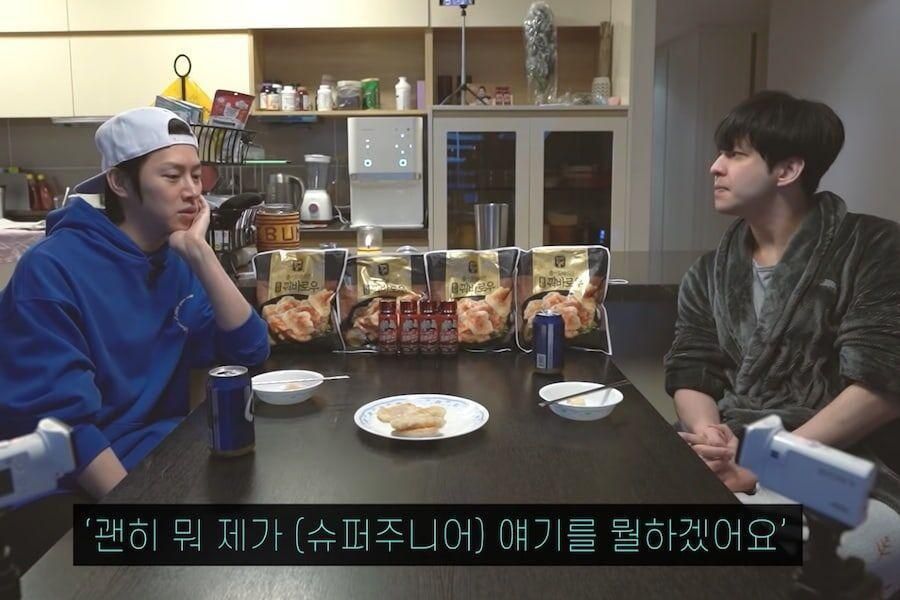 Kim Heechul et Kim Ki Bum revivent de vieux souvenirs et parlent du passé de Kim Ki Bum avec Super Junior