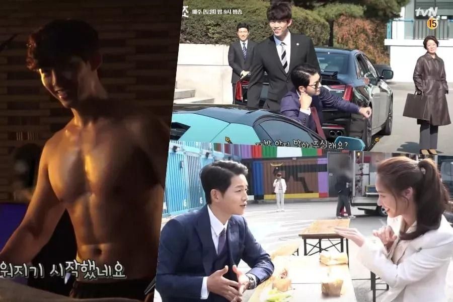 Taecyeon, Song Joong Ki et Jeon Yeo Bin de 14 h n'ont pas peur d'aller trop loin sur le tournage de «Vincenzo»