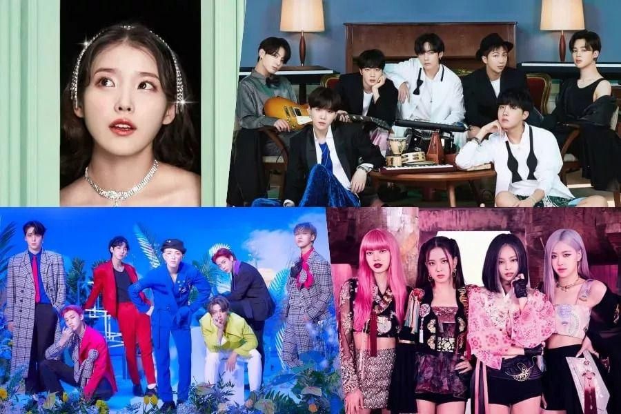 IU, BTS, ATEEZ, BLACKPINK, Kang Daniel et ONF en tête des classements mensuels et hebdomadaires de Gaon