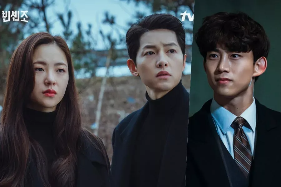 Song Joong Ki et Jeon Yeo Bin sont choqués par ce que Taecyeon de 14 heures réserve à «Vincenzo»