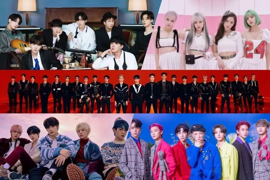 BTS, BLACKPINK, NCT, TXT, ATEEZ et d'autres se classent en tête du classement des albums mondiaux de Billboard