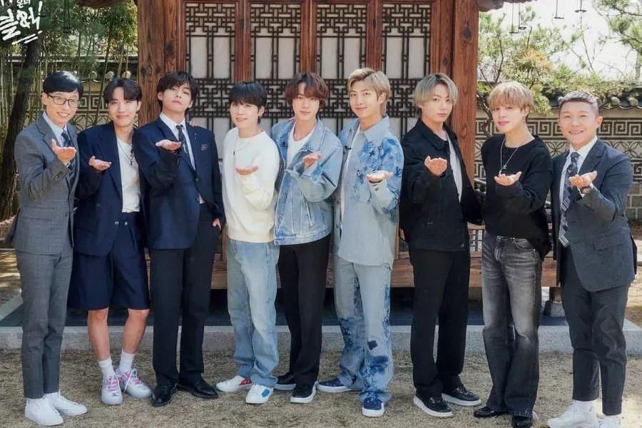 BTS est en tête de la liste des apparitions télévisées non dramatiques les plus discutées + 4 membres dans le Top 10 après 