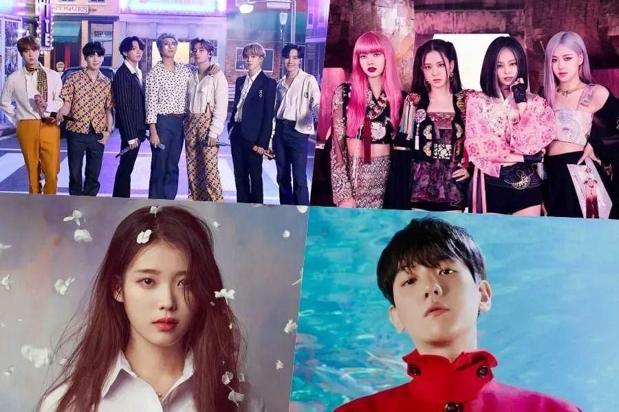 BTS, BLACKPINK, IU, Baekhyun d'EXO et d'autres se classent en tête du palmarès des albums mondiaux de Billboard