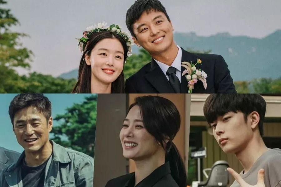 Ji Jin Hee, Kim Hyun Joo, Yeon Woo Jin, Han Sun Hwa, Yoo Seon Ho et bien d'autres sont tous souriants sur le tournage de 