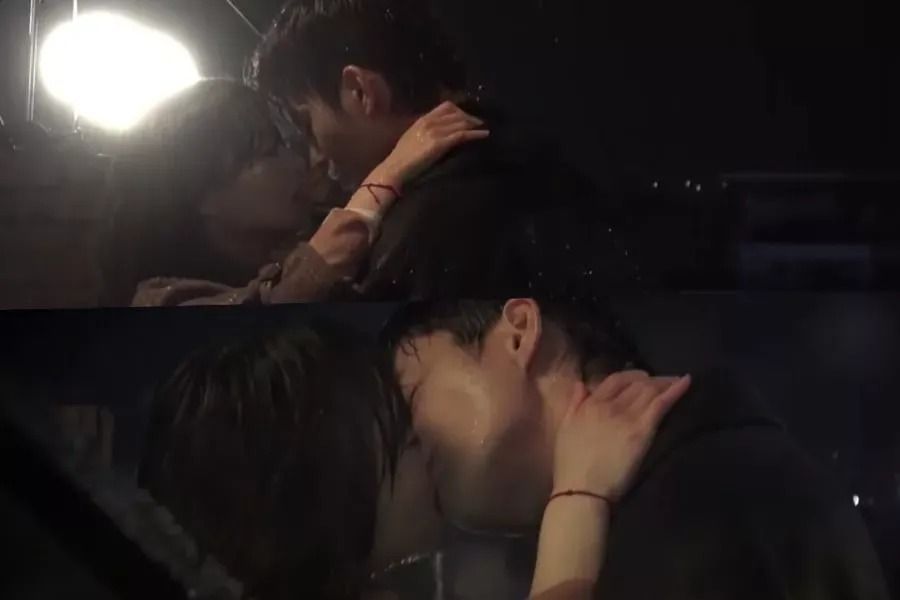 Park Bo Young et Seo In Guk surmontent la forte pluie et la fatigue pour filmer la scène du baiser parfait pour 