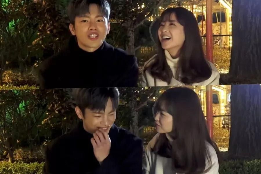 Seo In Guk et Park Bo Young jouent à un jeu pour tester leur chimie dans les coulisses de 