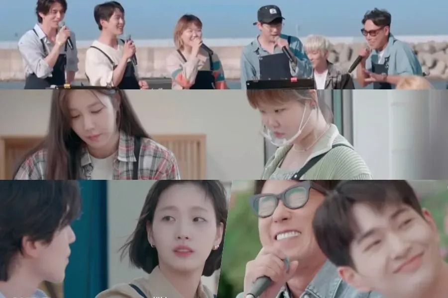 Lee Ji Ah, Lee Dong Wook, Kim Go Eun, Onew, Lee Suhyun et Yoon Jong Shin vous invitent à vous détendre au bord de la mer