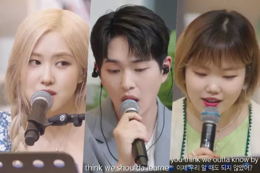 Rosé de BLACKPINK reprend John Mayer avec l'aide de Onew de SHINee et Lee Suhyun d'AKMU