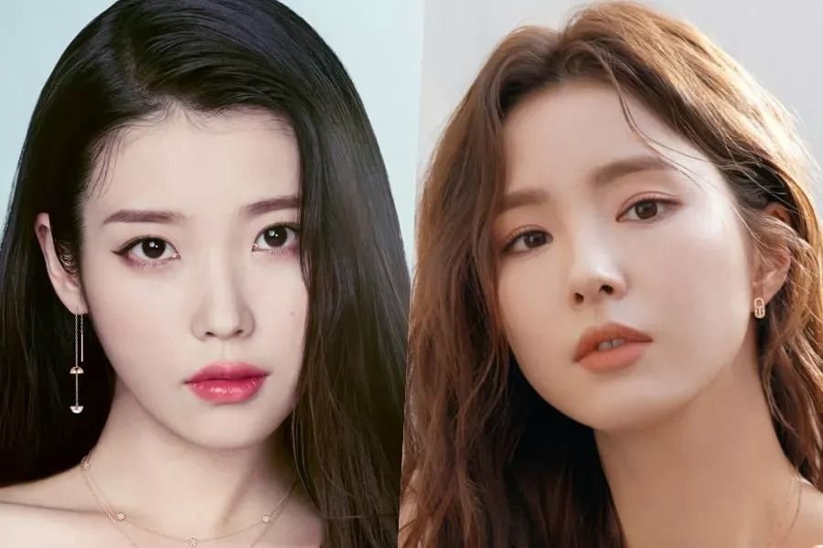 IU accueille son nouveau coéquipier Shin Se Kyung à EDAM Entertainment