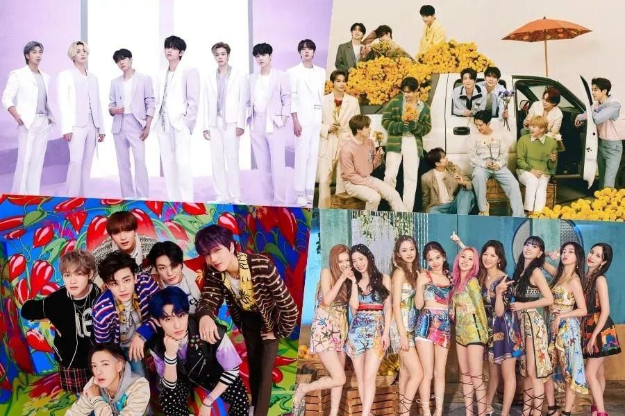 BTS, SEVENTEEN, NCT DREAM et TWICE en tête du classement hebdomadaire des albums d'Oricon