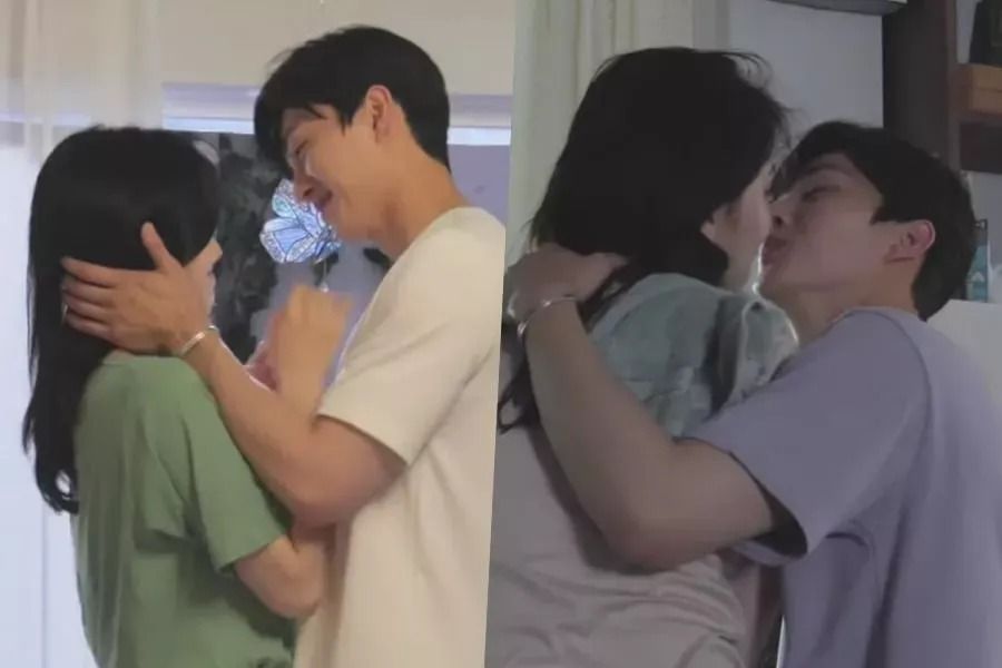 Han So Hee et Song Kang sont adorablement synchronisés en train de filmer de nombreuses scènes de baisers pour 