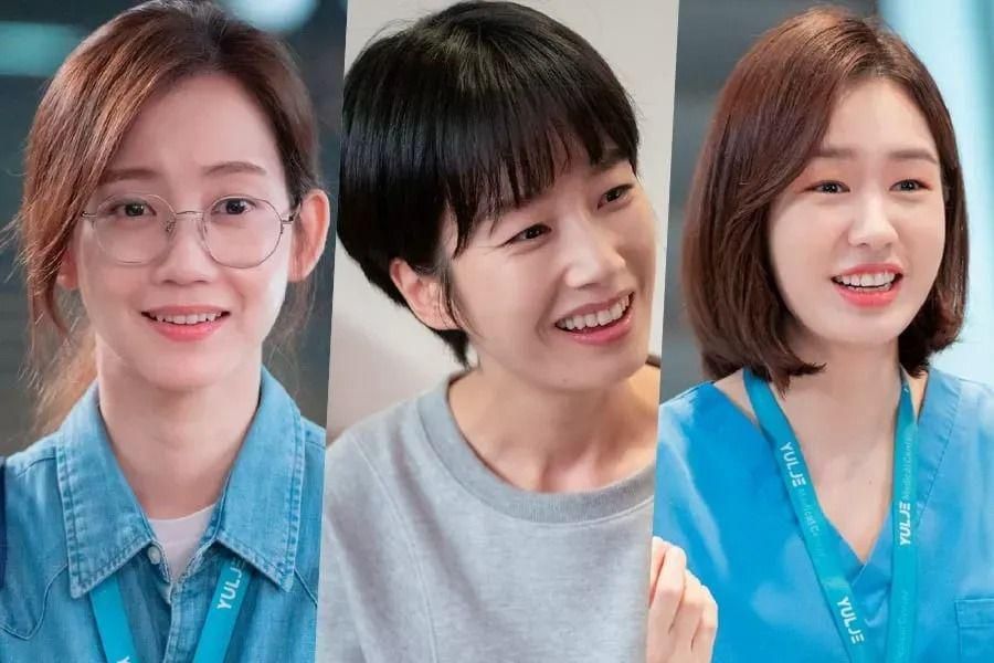 Shin Hyun Been, Kwak Sun Young et Ahn Eun Jin rayonnent de joie dans 