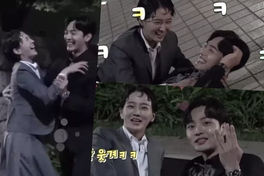 Park Gyu Young et Kim Min Jae n'arrêtent pas de rire sur le tournage de 