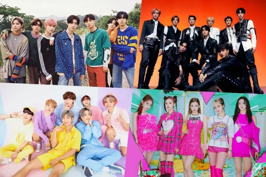 ENHYPEN, NCT 127, BTS, ITZY, TXT et BLACKPINK occupent les premières places du palmarès mondial des albums de Billboard