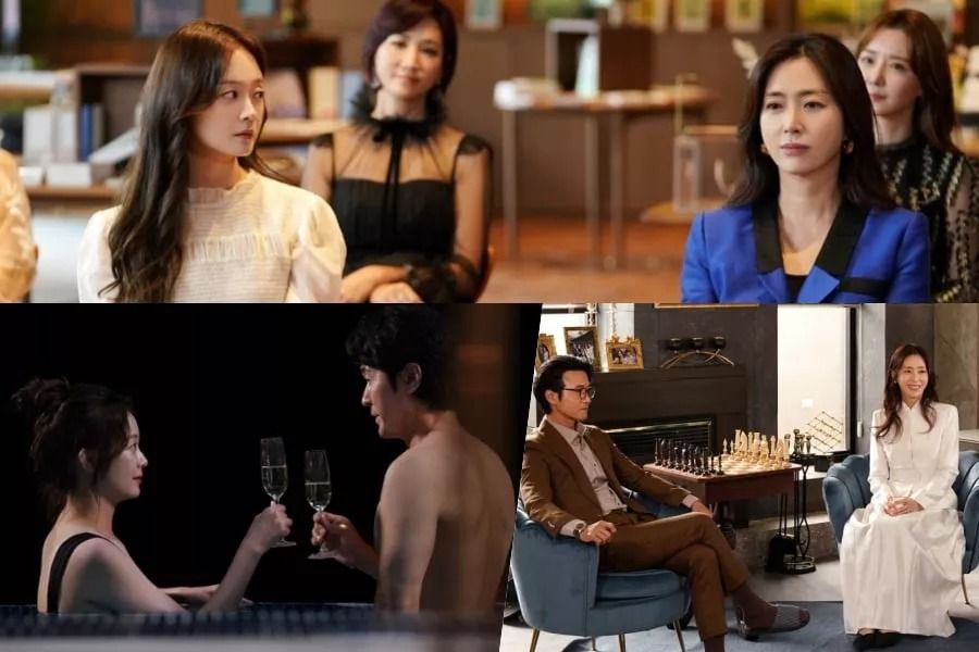 Jun So Min, Song Yoon Ah et Lee Sung Jae parlent de leur chimie en tant que mari, femme et amant dans 