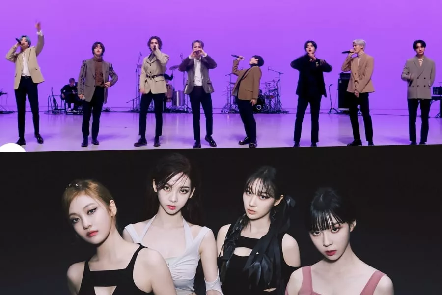 PENTAGON donne une touche rock avec un groupe live au hit 