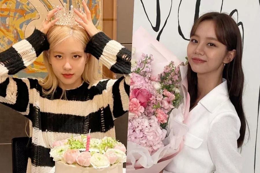 Rosé de BLACKPINK montre un gâteau d'anniversaire offert par sa meilleure amie Girl's Day's Hyeri