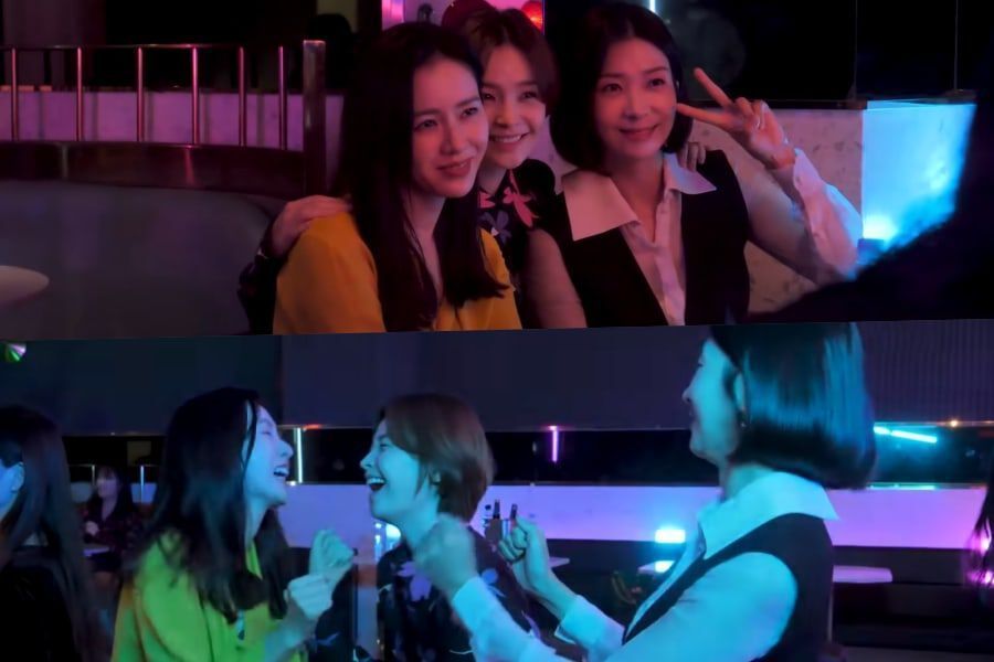 Son Ye Jin, Jeon Mi Do et Kim Ji Hyun frappent la piste de danse dans les coulisses de 