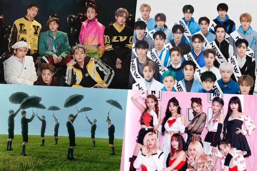 BTS, NCT, ENHYPEN, TWICE, TXT, BLACKPINK et ITZY se classent en tête du palmarès des albums mondiaux de Billboard