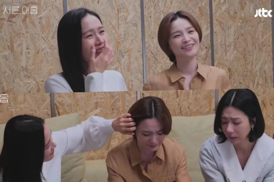 Son Ye Jin, Jeon Mi Do et Kim Ji Hyun se taquinent avant de se concentrer sur une scène larmoyante dans 