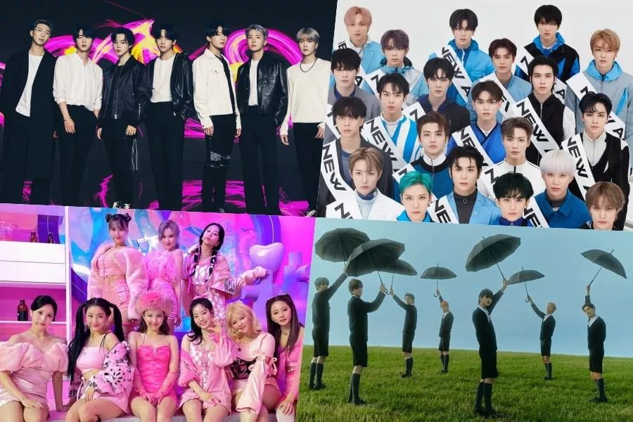 BTS, NCT, TWICE, ENHYPEN, BLACKPINK, ITZY et TXT se classent en tête du palmarès des albums mondiaux de Billboard