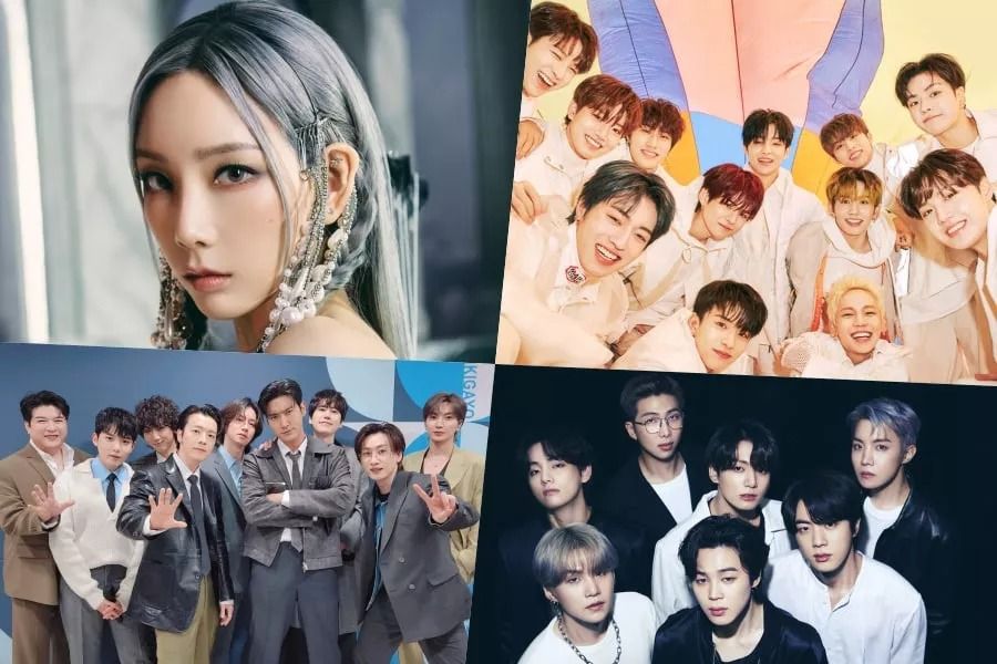 Taeyeon, TREASURE, Super Junior, BTS et plus encore de Girls 'Generation sont les meilleurs graphiques mensuels et hebdomadaires de Gaon