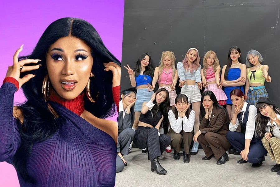 Cardi B montre son amour pour la performance LOONA 