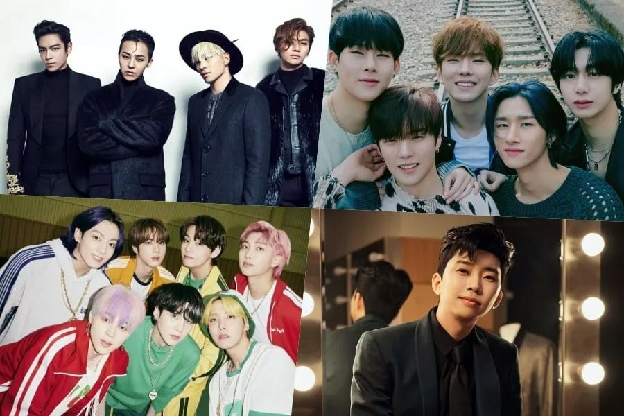 BIGBANG remporte une double couronne sur les charts hebdomadaires de Gaon + MONSTA X, BTS et Lim Young Woong se classent n ° 1